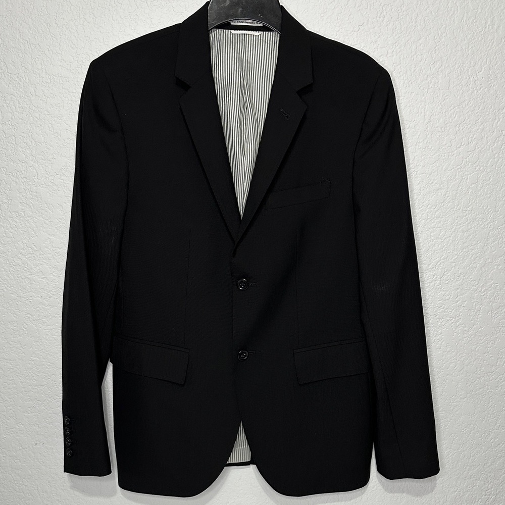 Club Monaco Men’s Classic Black Wool Business Formal Blazer 40R